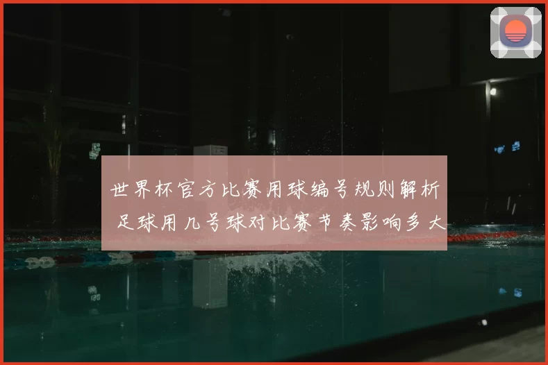 世界杯官方比赛用球编号规则解析 足球用几号球对比赛节奏影响多大