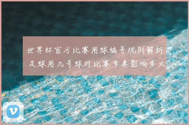 世界杯官方比赛用球编号规则解析 足球用几号球对比赛节奏影响多大